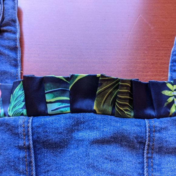 ZARA  - Denim Corset Crop Top - Picture 7 of 9